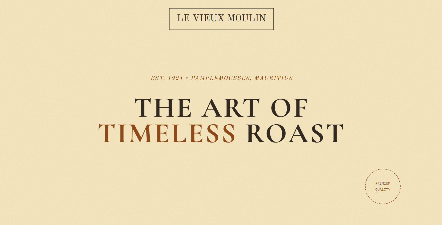 Le Vieux Moulin Vintage Coffee Shop